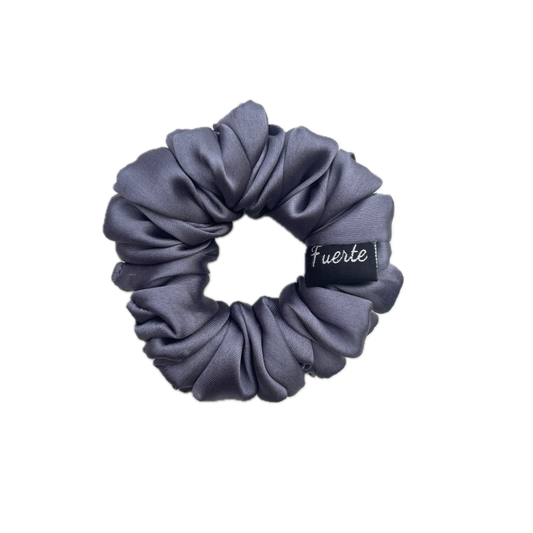 Satin Scrunchie Grey - Small