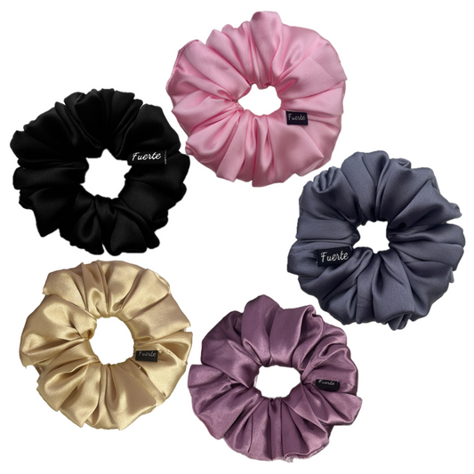 Silk Scrunchies Pack of 5