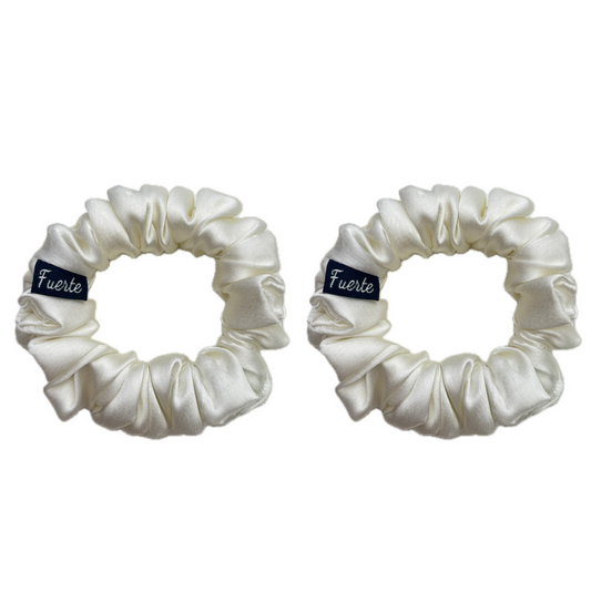 Satin Scrunchies Set for Women - Pack of 2