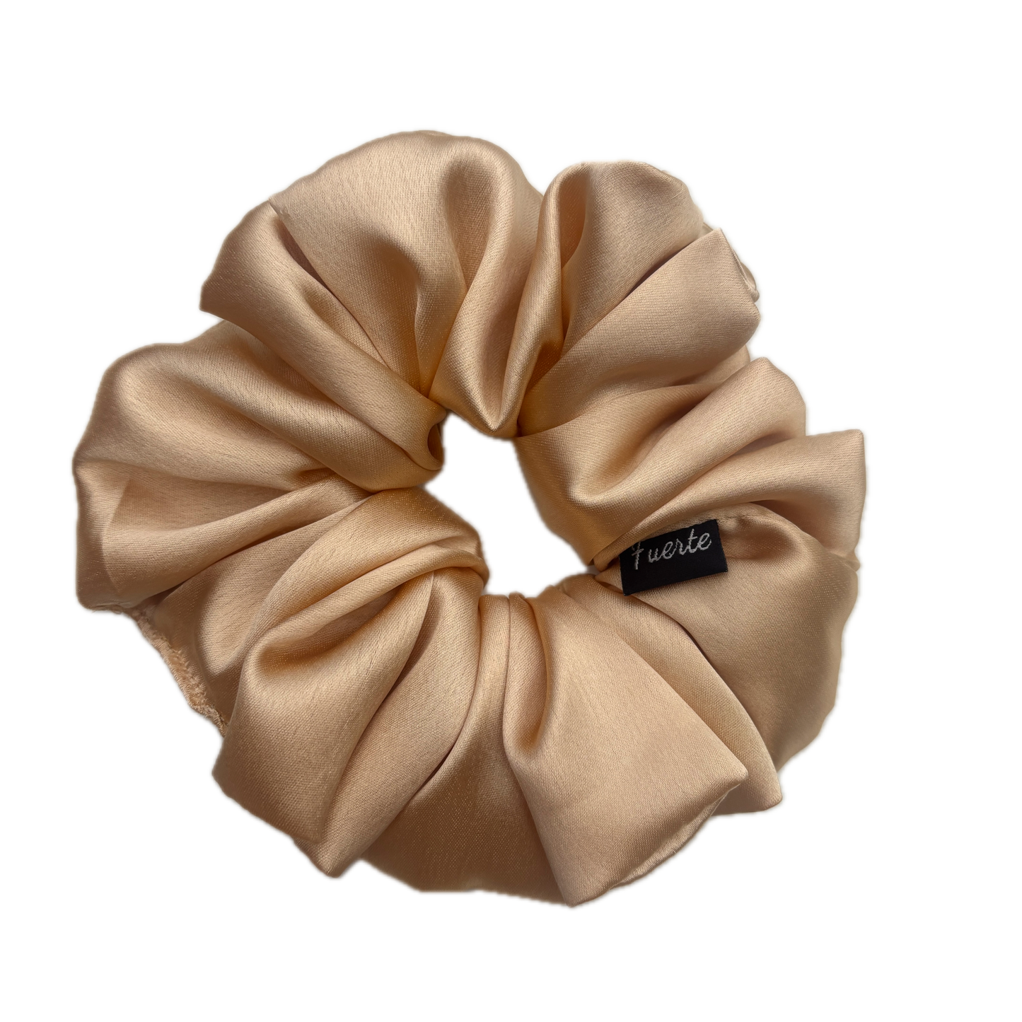 Champagne Gold Satin Scrunchie - XL Size
