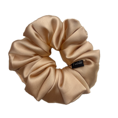 Champagne Gold Satin Scrunchie - XL Size
