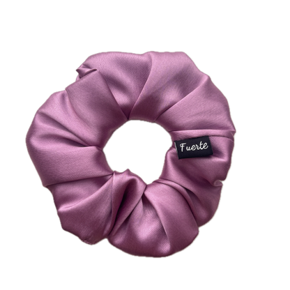 Lilac Premium Silk Satin Scrunchies - S, M, L, XL Sizes Rubber Band