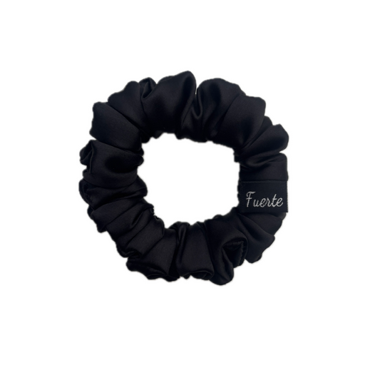 mini extra small size Black scrunchie 