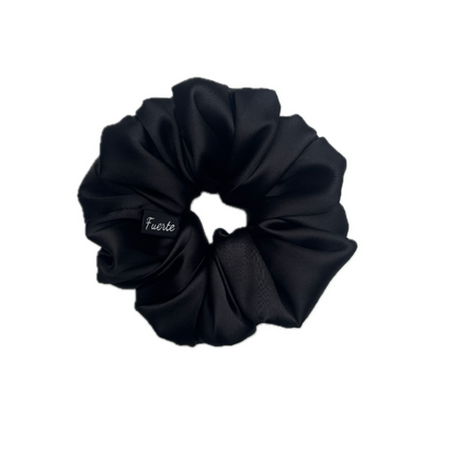 medium size Black scrunchie 