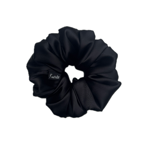 medium size Black scrunchie 